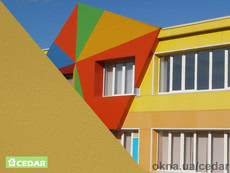 Кровельные и фасадные материалы Cedar, цвет S 1020-Y10R, панели и плиты